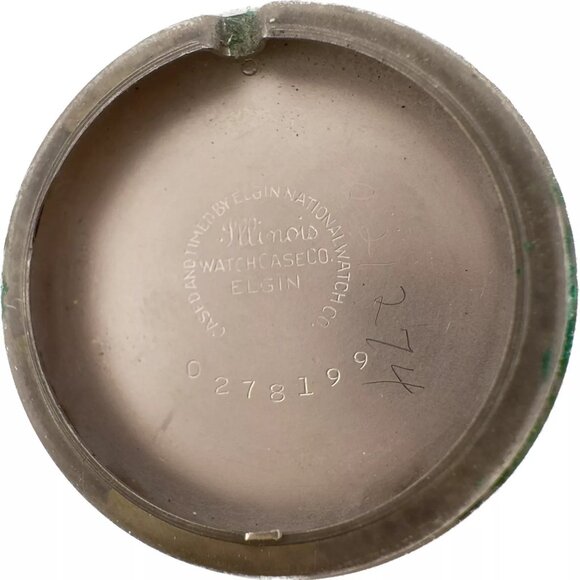 Vintage Elgin Military 15 Jewel Men's Mechanical Wristwatch 554 USA w Star Dial - Picture 8 of 10